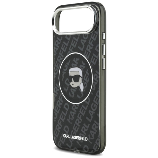 MagSafe hoes voor Apple iPhone 17 Air, Karl Lagerfeld, IML Karl's Head, Zwart
