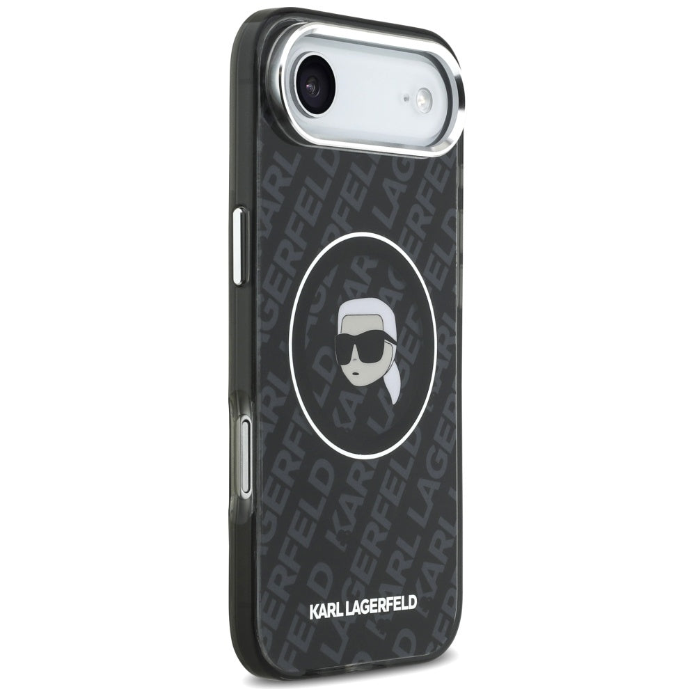 MagSafe hoes voor Apple iPhone 17 Air, Karl Lagerfeld, IML Karl's Head, Zwart
