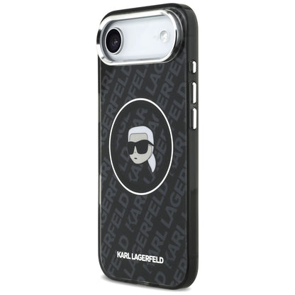 MagSafe hoes voor Apple iPhone 17 Air, Karl Lagerfeld, IML Karl's Head, Zwart