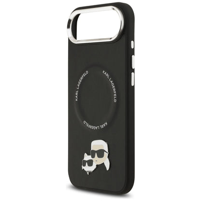 MagSafe hoes voor Apple iPhone 17 Air, Karl Lagerfeld, Karl & Choupette Pins, Zwart
