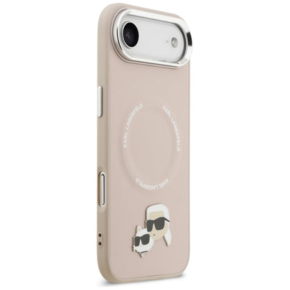 MagSafe hoesje voor Apple iPhone 17 Air, Karl Lagerfeld, Karl & Choupette Pins, Roze