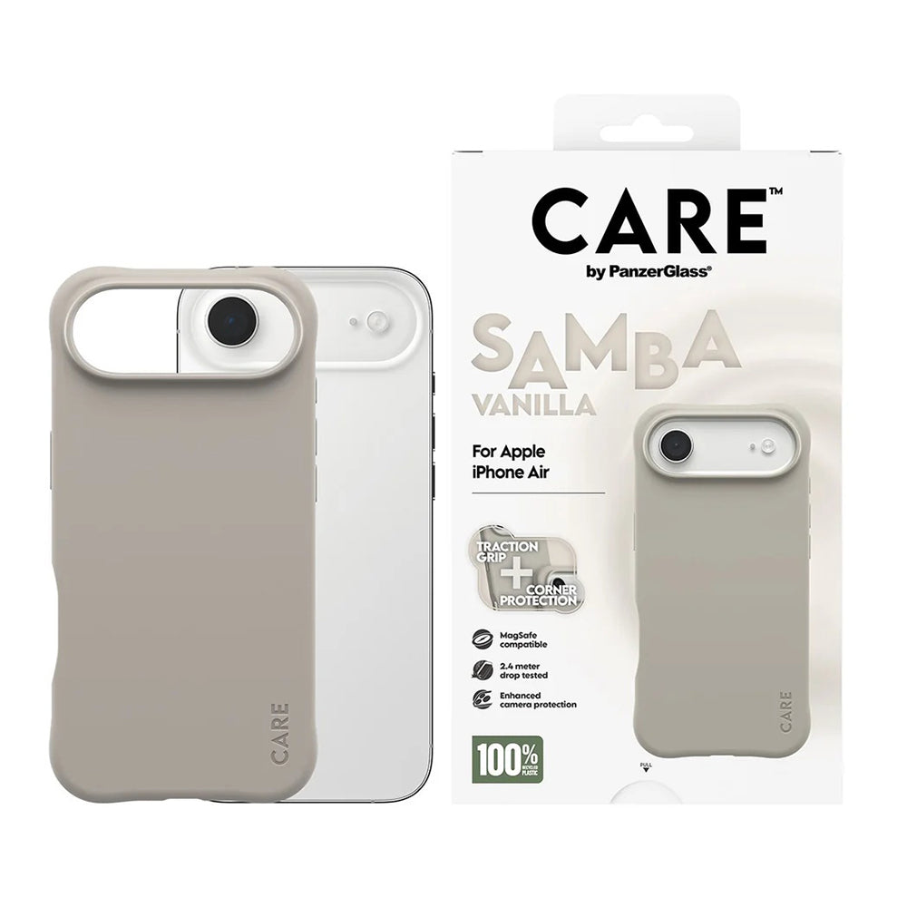 MagSafe hoes voor Apple iPhone 17 Air, PanzerGlass, Modieus Beige
