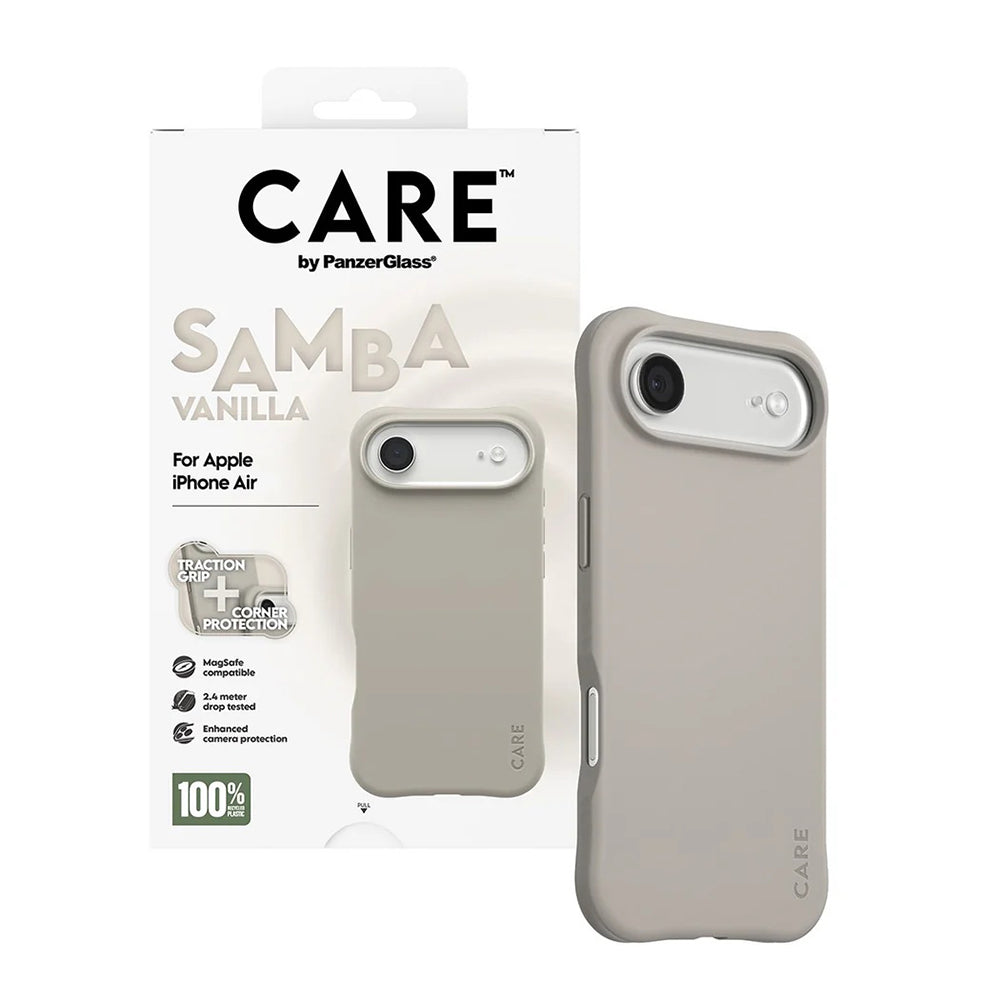 MagSafe hoes voor Apple iPhone 17 Air, PanzerGlass, Modieus Beige