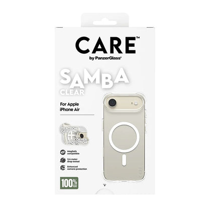 MagSafe hoes voor Apple iPhone 17 Air, PanzerGlass, Modieus, Transparant Wit