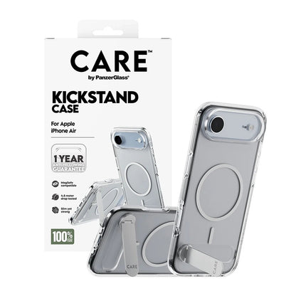 MagSafe hoesje voor Apple iPhone 17 Air, PanzerGlass, met Kickstand, Transparant