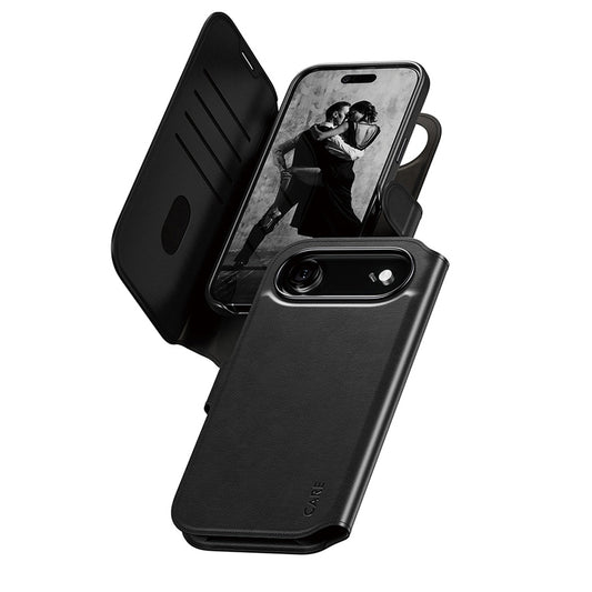 MagSafe hoesje voor Apple iPhone 17 Air, PanzerGlass, Care Feature Tango Two-in-One, Zwart