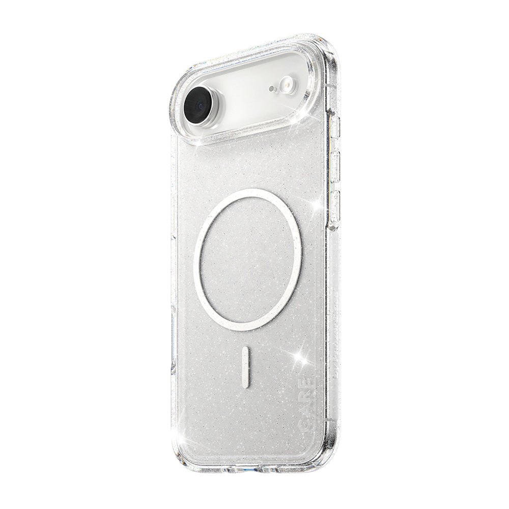MagSafe hoesje voor Apple iPhone 17 Air, PanzerGlass, Care Urban Explorer Star Lit, Transparant Wit
