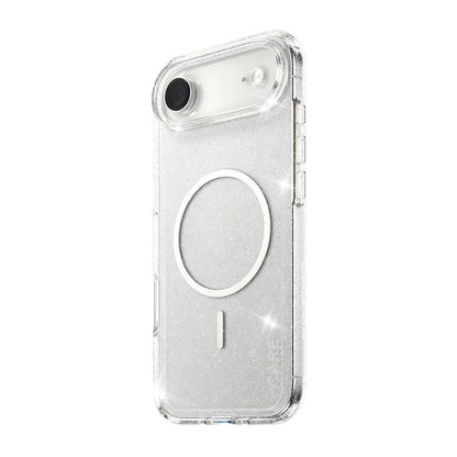 MagSafe hoesje voor Apple iPhone 17 Air, PanzerGlass, Care Urban Explorer Star Lit, Transparant Wit