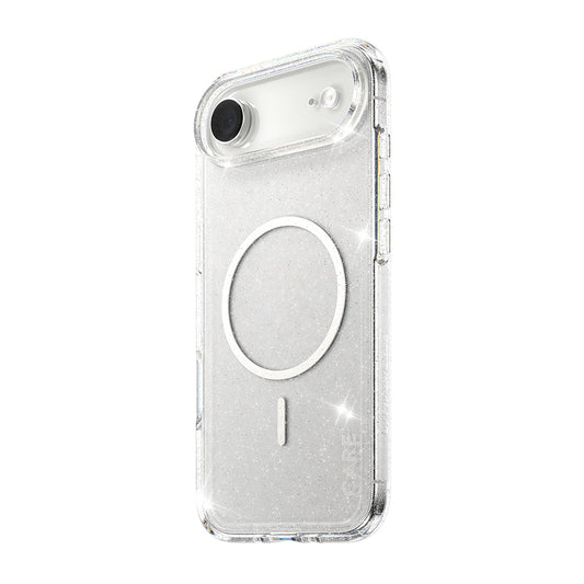 MagSafe hoesje voor Apple iPhone 17 Air, PanzerGlass, Care Urban Explorer Star Lit, Transparant Wit