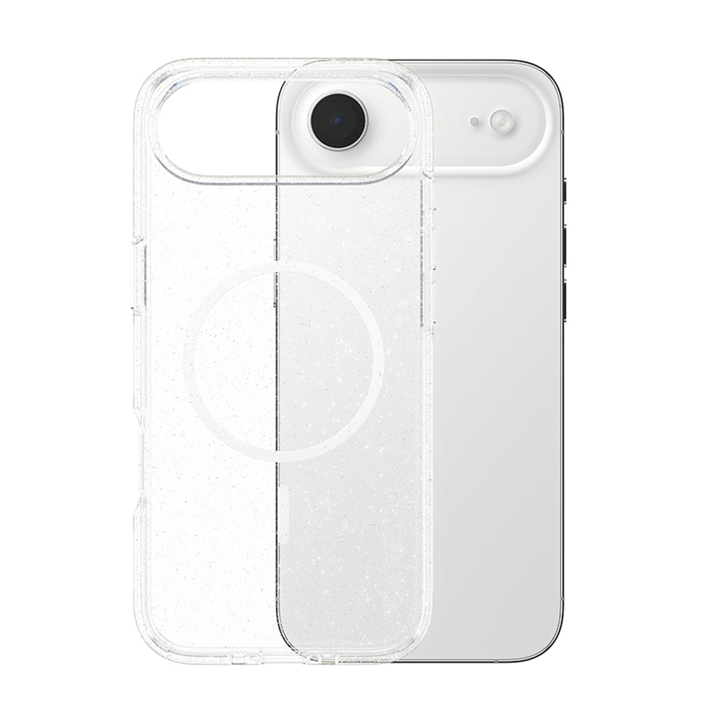 MagSafe hoesje voor Apple iPhone 17 Air, PanzerGlass, Care Urban Explorer Star Lit, Transparant Wit