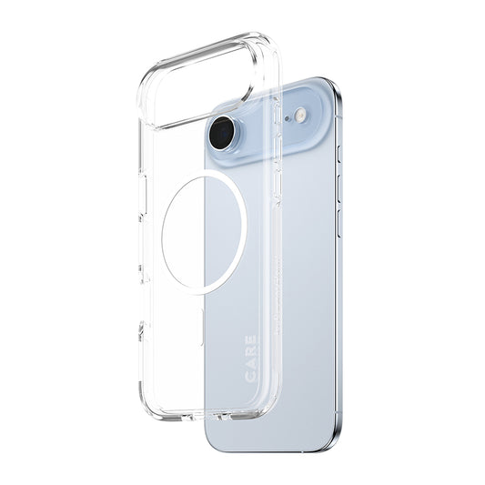 MagSafe hoesje voor Apple iPhone 17 Air, PanzerGlass, Care Urban Explorer, Transparant Wit