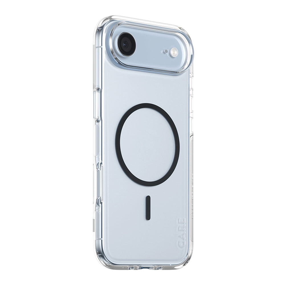 MagSafe hoesje voor Apple iPhone 17 Air, PanzerGlass, Care Urban Explorer, Zwart Transparant