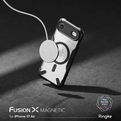 MagSafe hoesje voor Apple iPhone 17 Air, Ringke, Fusion X, Zwart