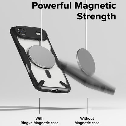 MagSafe hoesje voor Apple iPhone 17 Air, Ringke, Fusion X, Zwart