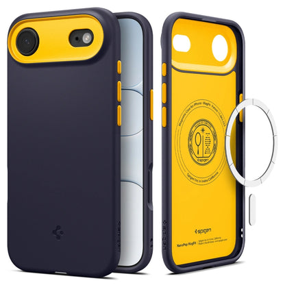 MagSafe hoesje voor Apple iPhone 17 Air, Spigen, Caseology Nano Pop, Paars