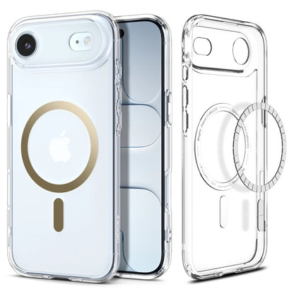 MagSafe hoesje voor Apple iPhone 17 Air, Spigen, Ultra Hybrid, Transparant Goud