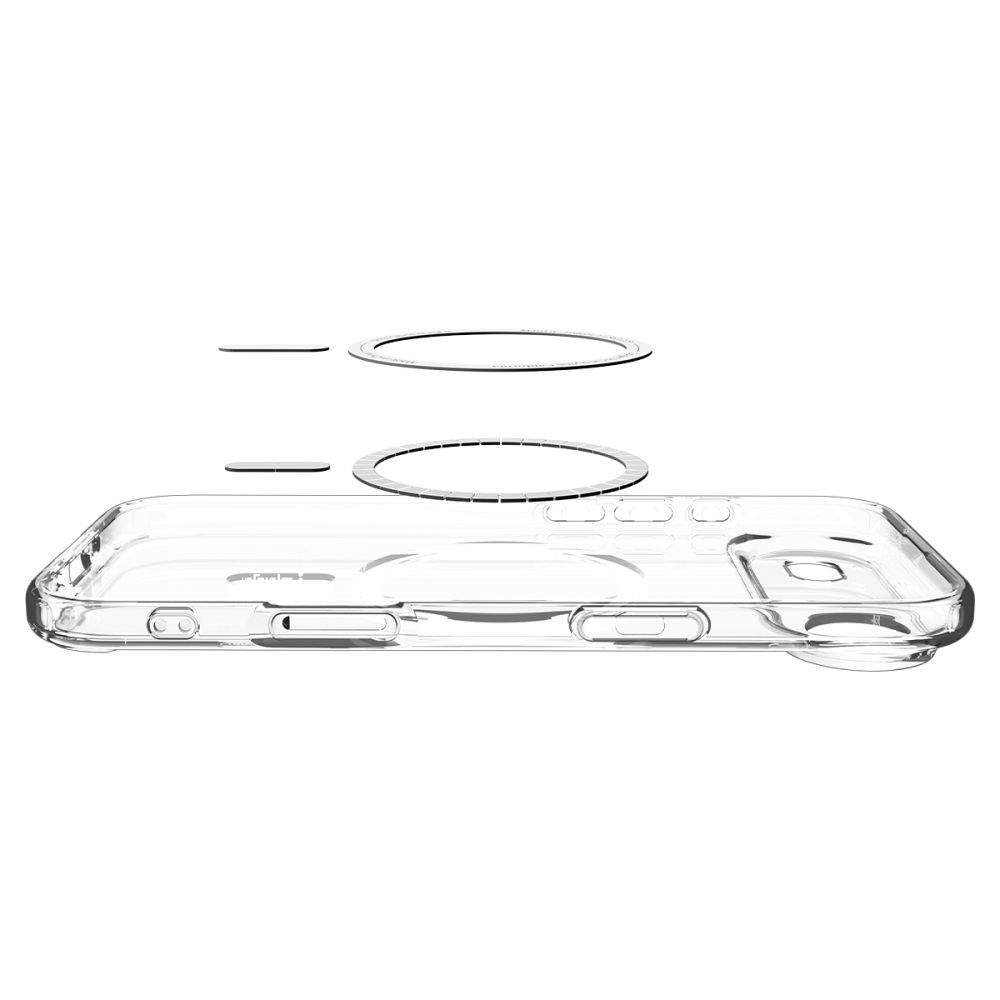 MagSafe hoesje voor Apple iPhone 17 Air, Spigen, Ultra Hybrid, Wit