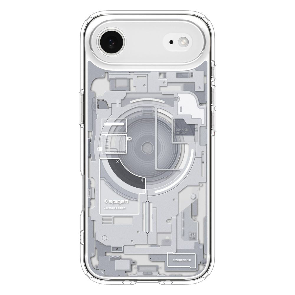 MagSafe hoesje voor Apple iPhone 17 Air, Spigen, Ultra Hybrid Zero One, Wit