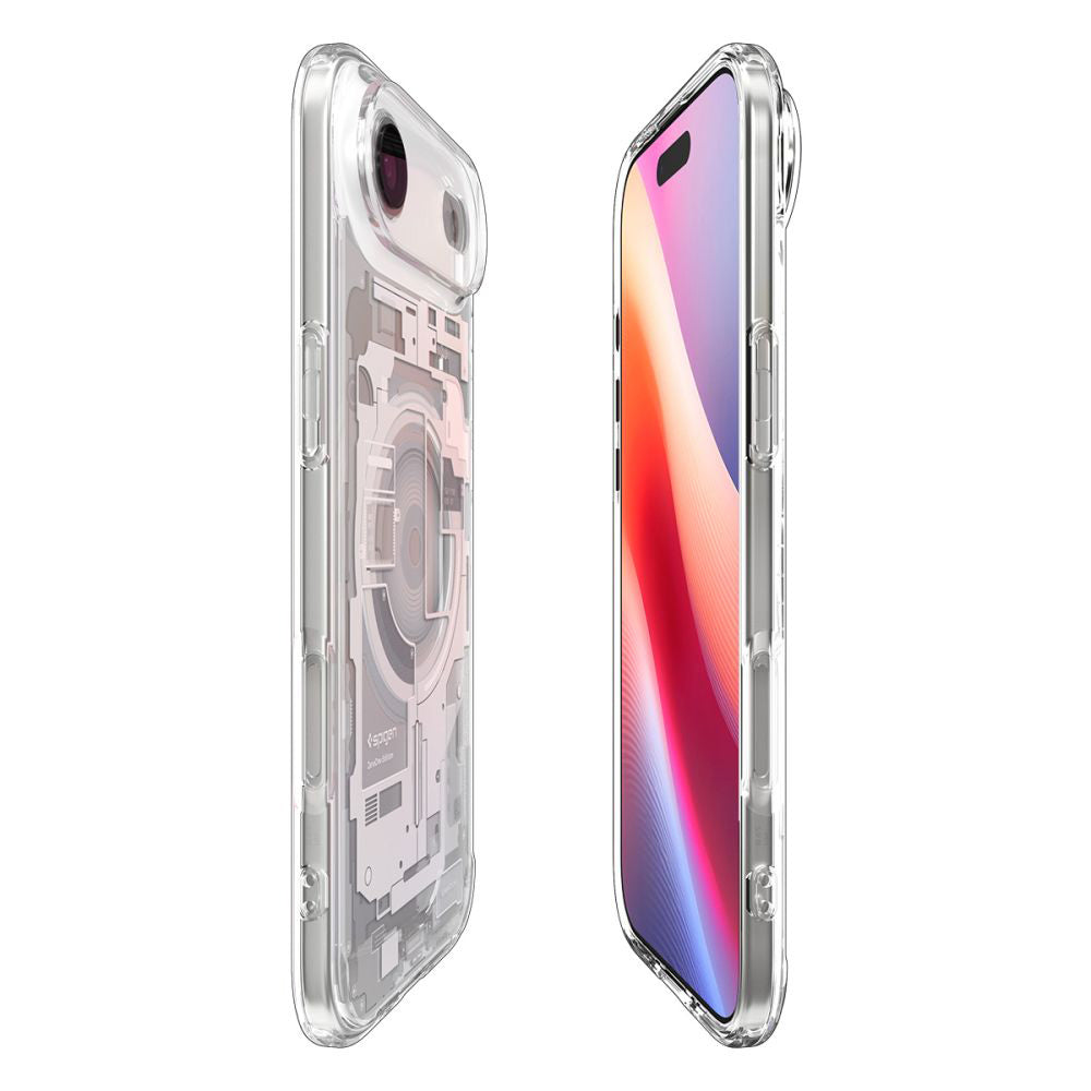 MagSafe hoesje voor Apple iPhone 17 Air, Spigen, Ultra Hybrid Zero One, Wit