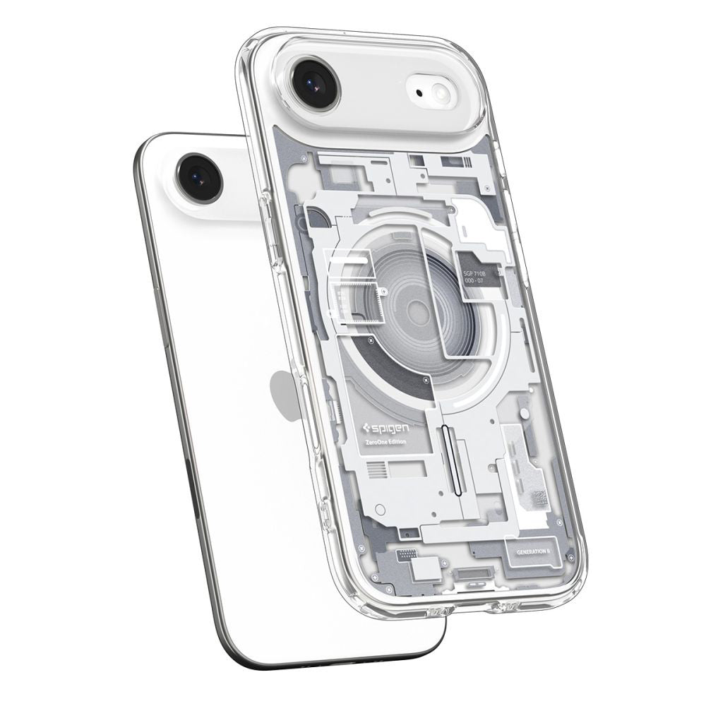 MagSafe hoesje voor Apple iPhone 17 Air, Spigen, Ultra Hybrid Zero One, Wit