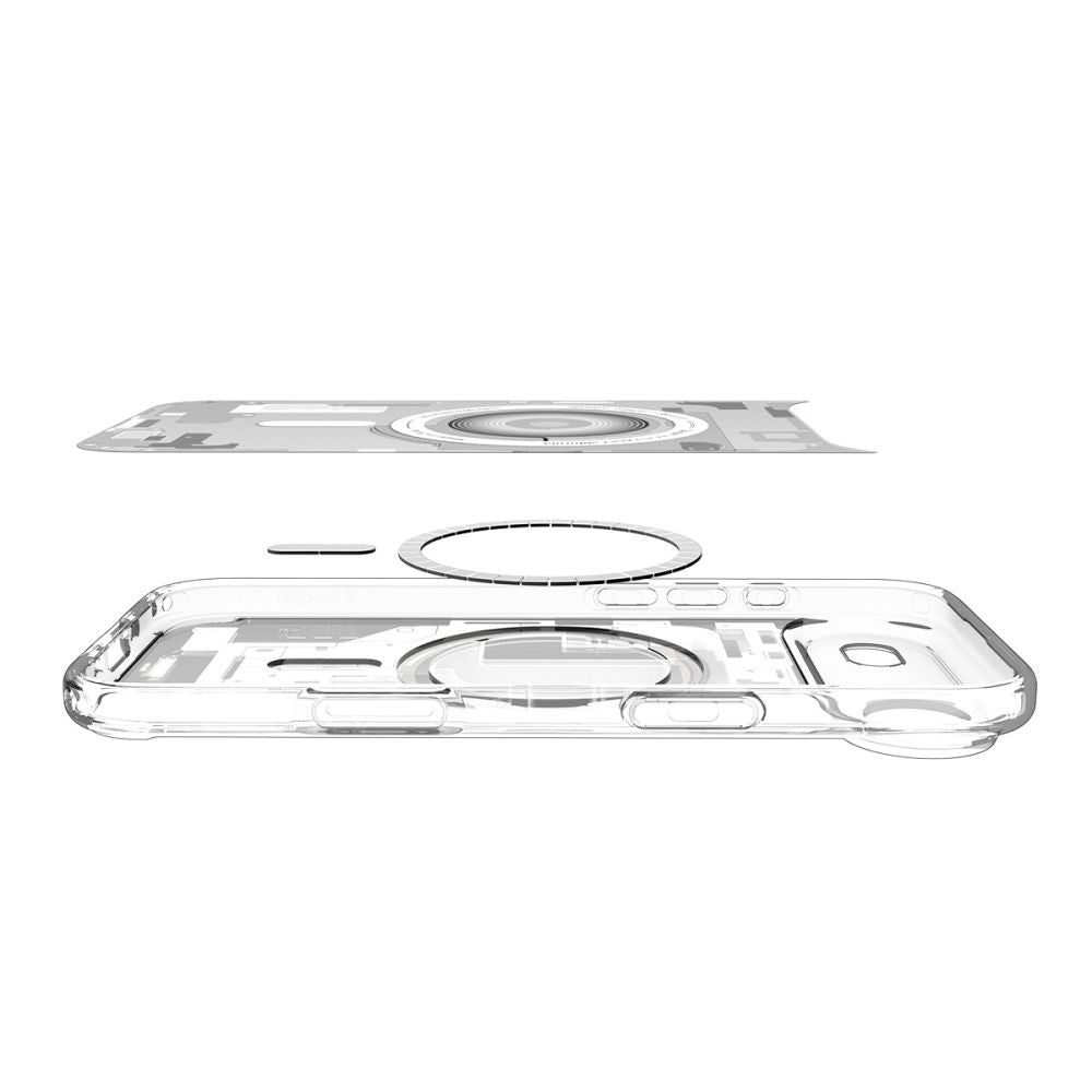 MagSafe hoesje voor Apple iPhone 17 Air, Spigen, Ultra Hybrid Zero One, Wit