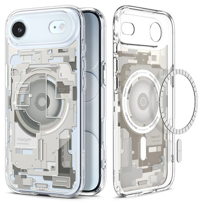 MagSafe hoesje voor Apple iPhone 17 Air, Spigen, Ultra Hybrid Zero One, Beige
