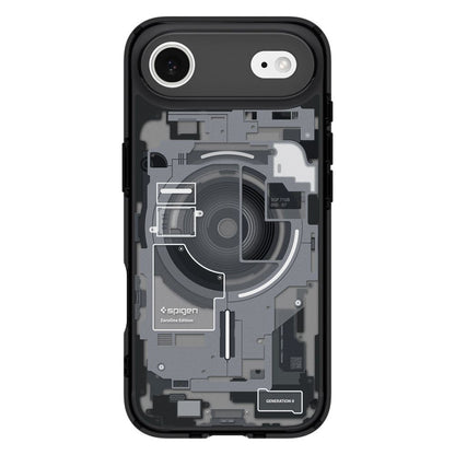 MagSafe hoesje voor Apple iPhone 17 Air, Spigen, Ultra Hybrid Zero One, Zwart