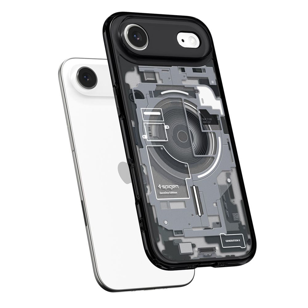 MagSafe hoesje voor Apple iPhone 17 Air, Spigen, Ultra Hybrid Zero One, Zwart