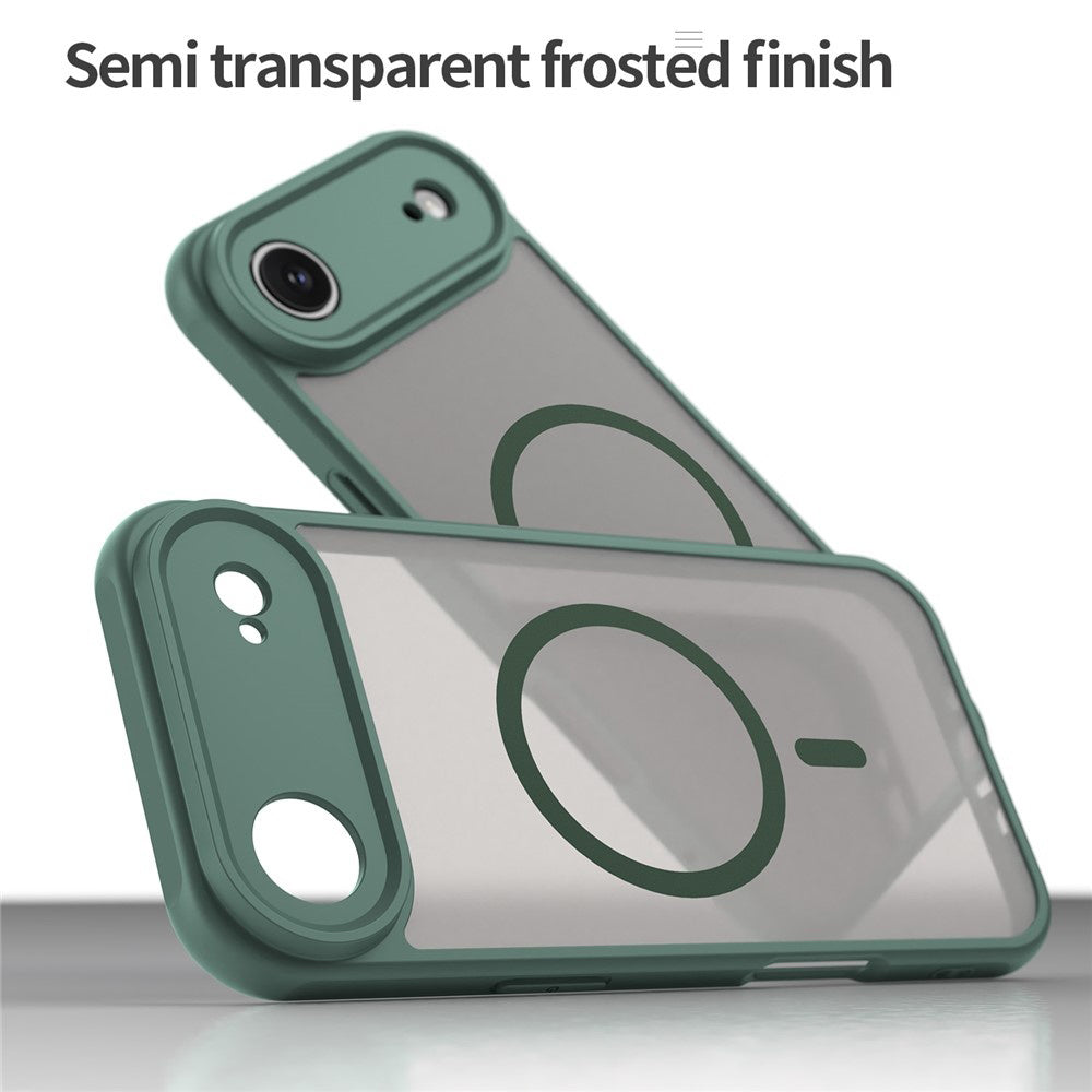 MagSafe hoesje voor Apple iPhone 17 Air, Techsuit, HaloFrost II, Groen