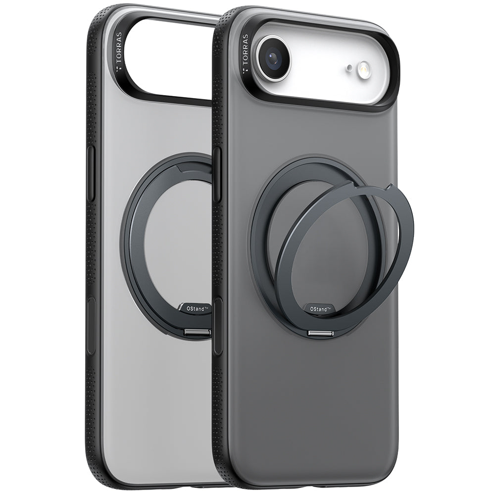 MagSafe hoes voor Apple iPhone 17 Air, Torras, Ostand R Fitness, Zwart