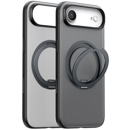 MagSafe hoes voor Apple iPhone 17 Air, Torras, Ostand R Fitness, Zwart