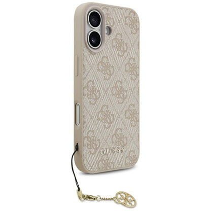 MagSafe hoesje voor Apple iPhone 17, Guess, 4G Charm Cradle, Roze
