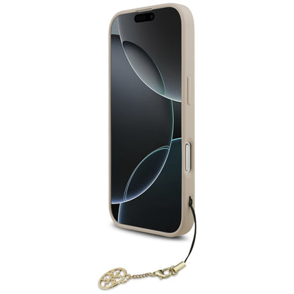 MagSafe hoesje voor Apple iPhone 17, Guess, 4G Charm Cradle, Roze