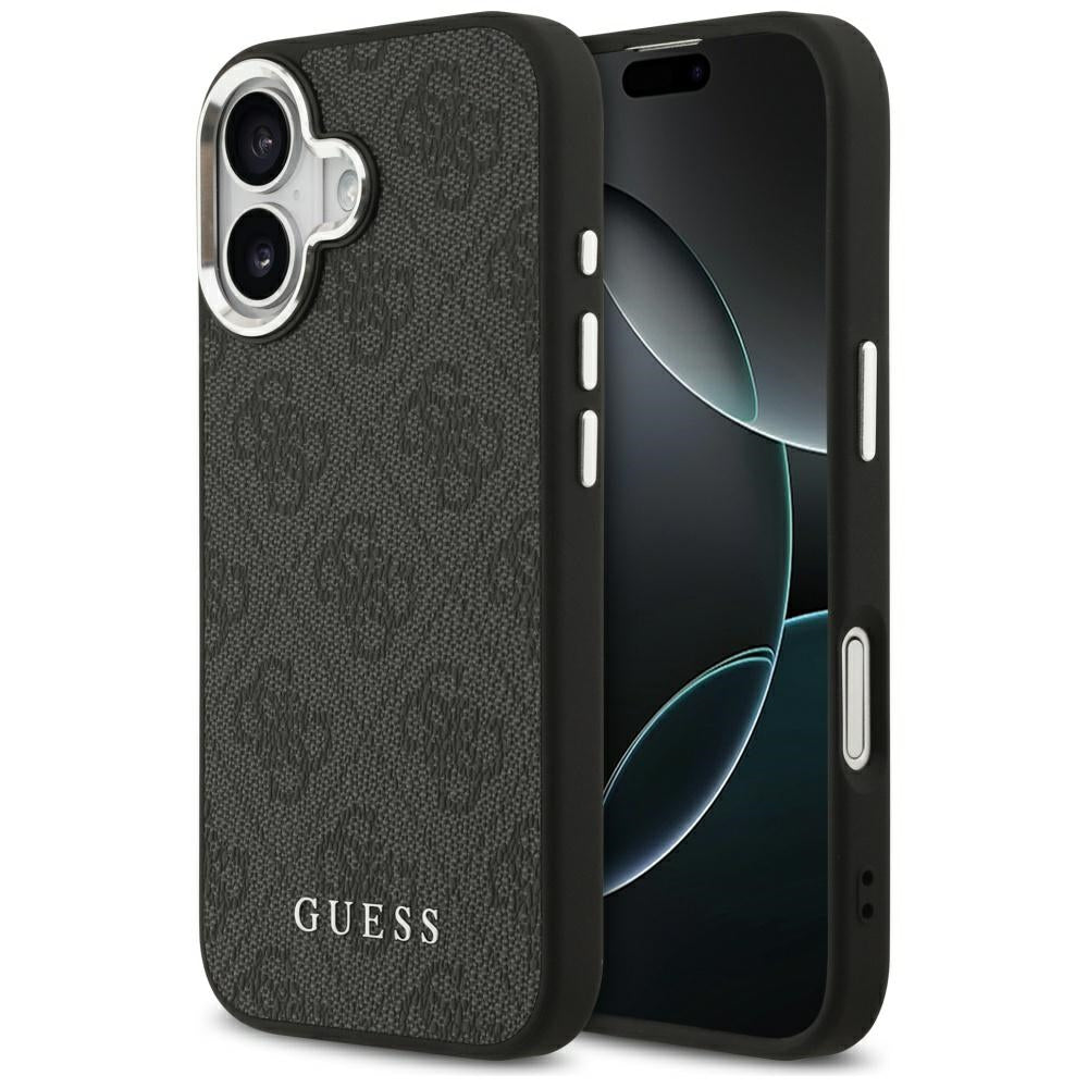 MagSafe hoesje voor Apple iPhone 17, Guess, 4G Classic Logo, Zwart