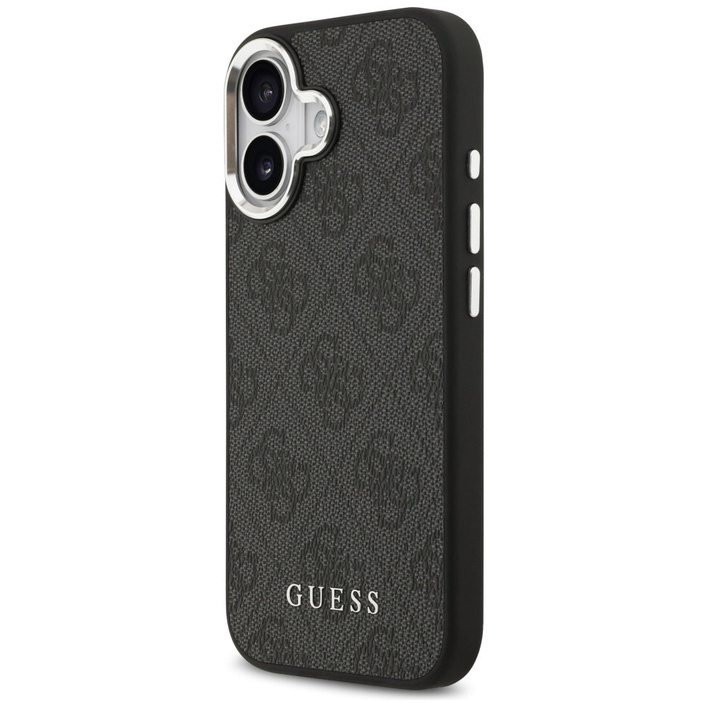 MagSafe hoesje voor Apple iPhone 17, Guess, 4G Classic Logo, Zwart
