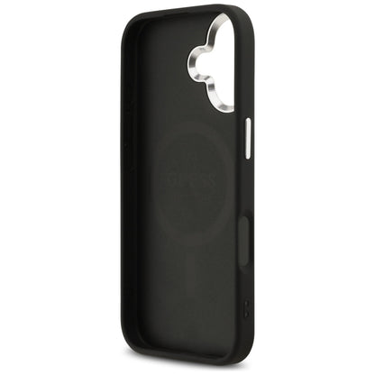 MagSafe hoesje voor Apple iPhone 17, Guess, 4G Classic Logo, Zwart
