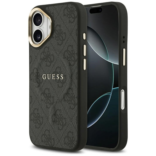 MagSafe hoesje voor Apple iPhone 17, Guess, 4G Classic, Zwart