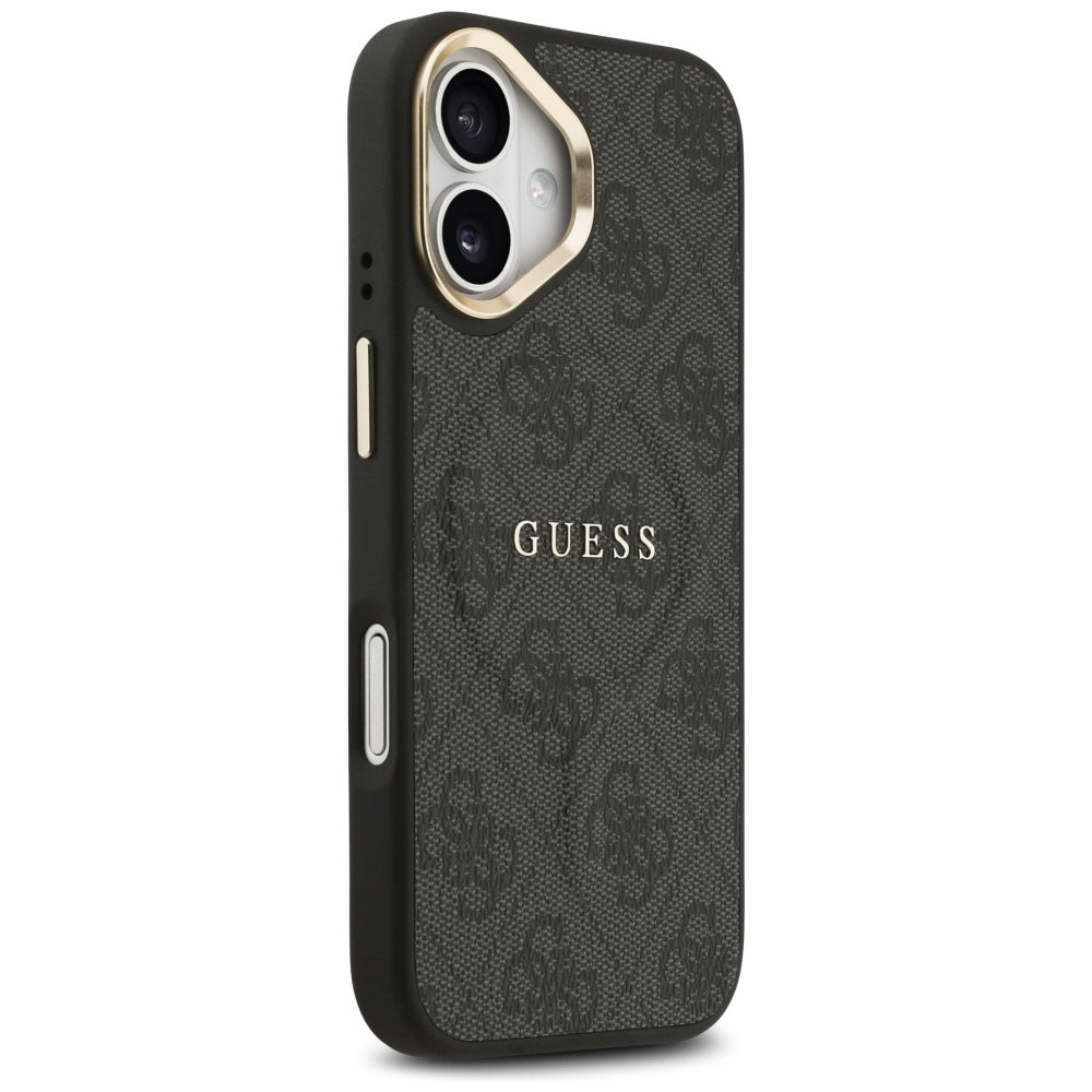 MagSafe hoesje voor Apple iPhone 17, Guess, 4G Classic, Zwart