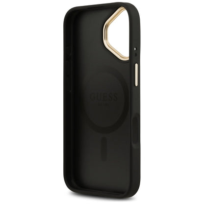 MagSafe hoesje voor Apple iPhone 17, Guess, 4G Classic, Zwart