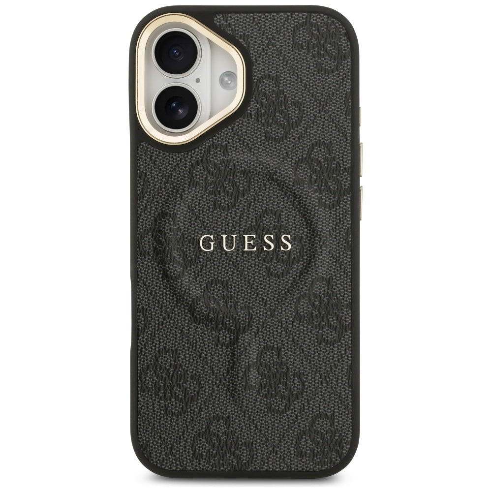 MagSafe hoesje voor Apple iPhone 17, Guess, 4G Classic, Zwart