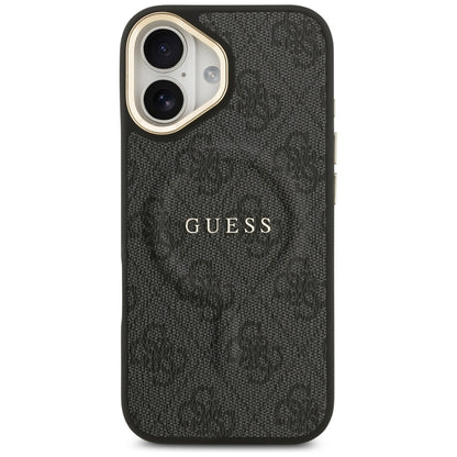 MagSafe hoesje voor Apple iPhone 17, Guess, 4G Classic, Zwart
