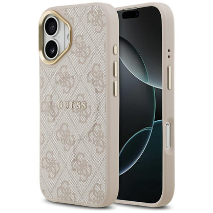 MagSafe hoesje voor Apple iPhone 17, Guess, 4G Classic, Roze