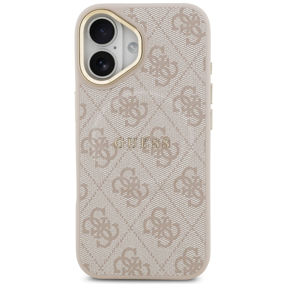 MagSafe hoesje voor Apple iPhone 17, Guess, 4G Classic, Roze