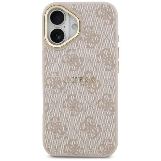 MagSafe hoesje voor Apple iPhone 17, Guess, 4G Classic, Roze