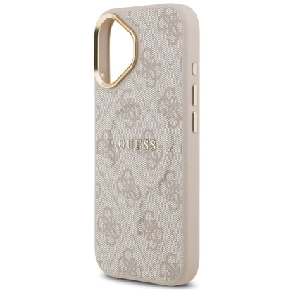 MagSafe hoesje voor Apple iPhone 17, Guess, 4G Classic, Roze