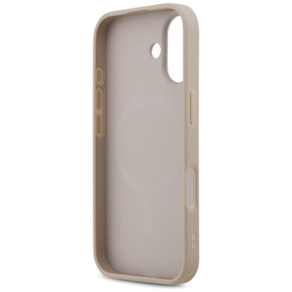 MagSafe hoesje voor Apple iPhone 17, Guess, 4G Printed Stripes, Roze
