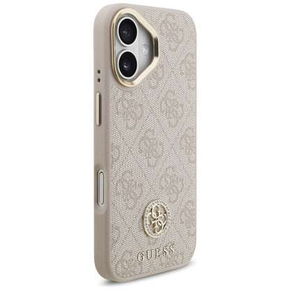 MagSafe hoesje voor Apple iPhone 17, Guess, 4G Strass Logo, Roze