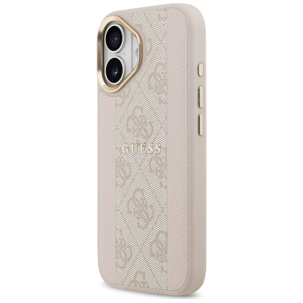 MagSafe hoesje voor Apple iPhone 17, Guess, 4G Stripe, Roze