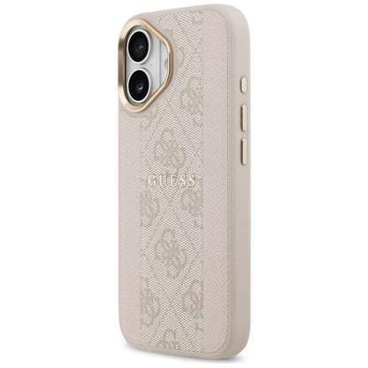 MagSafe hoesje voor Apple iPhone 17, Guess, 4G Stripe, Roze