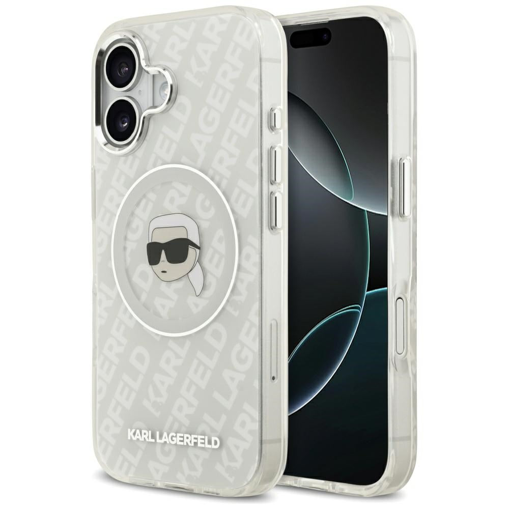 MagSafe hoes voor Apple iPhone 17, Karl Lagerfeld, IML Karl's Head, Gri